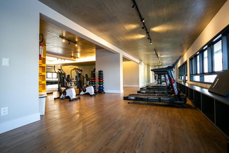 Studio para alugar com 63m², 1 quarto e 1 vaga Studio para alugar com 63m², 1 quarto e 1 vagaÁrea comum - Academia