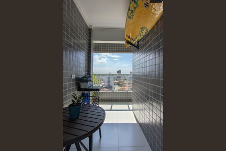 Sacada de apartamento para alugar com 1 quarto, 48m² em Vila Caiçara, Praia Grande