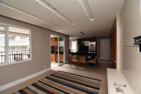 Sala de apartamento para alugar com 3 quartos, 106m² em Cabral, Curitiba