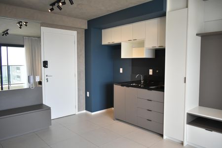 Sala/Cozinha de apartamento para alugar com 1 quarto, 47m² em Vila Clementino, São Paulo