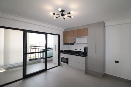 Sala / Cozinha de apartamento para alugar com 1 quarto, 40m² em Jardim São Paulo, São Paulo