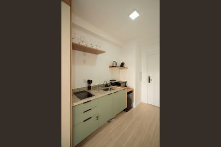 Studio para alugar com 25m², 1 quarto e sem vagaCozinha