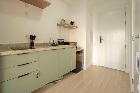 Studio para alugar com 25m², 1 quarto e sem vagaCozinha