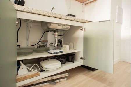 Studio para alugar com 25m², 1 quarto e sem vagaCozinha