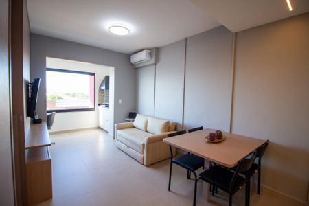 Sala  de apartamento para alugar com 1 quarto, 47m² em Parque Campolim, Sorocaba