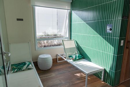 Apartamento para alugar com 47m², 1 quarto e 1 vagaSauna