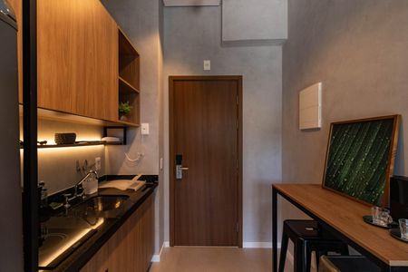 Studio para alugar com 28m², 1 quarto e sem vaga Studio para alugar com 28m², 1 quarto e sem vagaCozinha