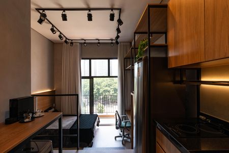 Studio para alugar com 28m², 1 quarto e sem vaga Studio para alugar com 28m², 1 quarto e sem vagaCozinha
