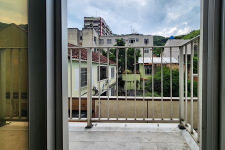 Varanda  de apartamento à venda com 3 quartos, 75m² em Riachuelo, Rio de Janeiro