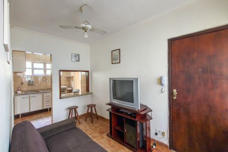 Sala de apartamento para alugar com 1 quarto, 70m² em Aviação, Praia Grande