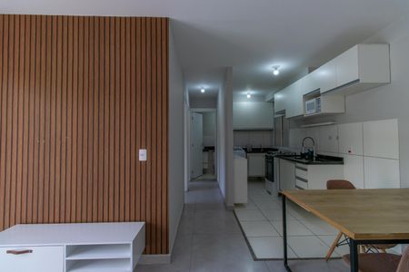 Sala de apartamento para alugar com 2 quartos, 48m² em Lajeado, Cotia