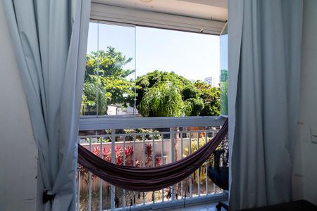 Varanda da Sala de apartamento para alugar com 1 quarto, 29m² em Barra Funda, São Paulo