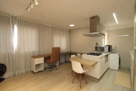 Studio à venda com 38m², 1 quarto e sem vagaSala