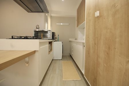 Studio à venda com 38m², 1 quarto e sem vagaCozinha e Área de Serviço