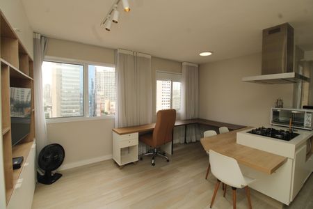Studio à venda com 38m², 1 quarto e sem vagaSala