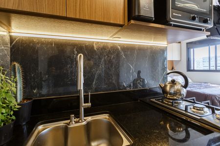 Studio para alugar com 26m², 1 quarto e sem vaga Studio para alugar com 26m², 1 quarto e sem vagaCozinha