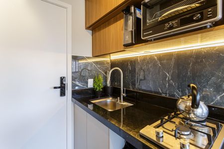 Studio para alugar com 26m², 1 quarto e sem vaga Studio para alugar com 26m², 1 quarto e sem vagaCozinha