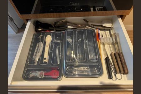 Cozinha  de apartamento para alugar com 1 quarto, 30m² em Cidade Baixa, Porto Alegre