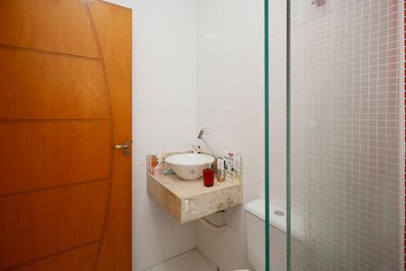 Banheiro da Suíte 1 de casa à venda com 3 quartos, 220m² em Parque Vitoria, São Paulo