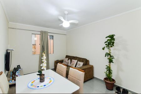 Sala de apartamento à venda com 1 quarto, 48m² em Jardim Cocaia, Guarulhos