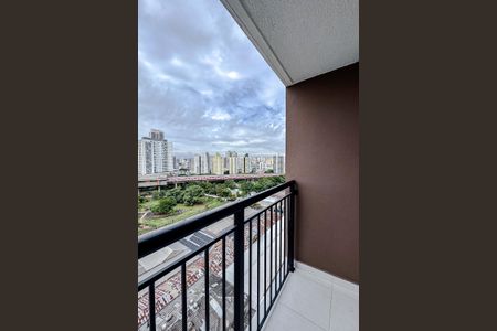 Varanda da Sala de apartamento para alugar com 1 quarto, 26m² em Brás, São Paulo