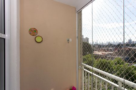 Varanda da Sala de apartamento à venda com 3 quartos, 59m² em Alto da Mooca, São Paulo
