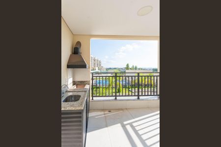 Varanda Gourmet de apartamento à venda com 3 quartos, 91m² em Swiss Park, Campinas