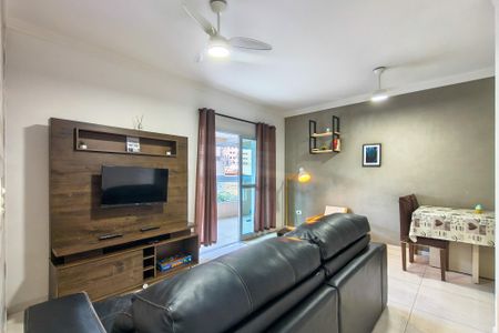 Sala de apartamento para alugar com 2 quartos, 86m² em Canto do Forte, Praia Grande