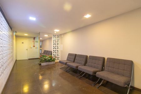 Apartamento para alugar com 32m², 1 quarto e sem vagaHall social