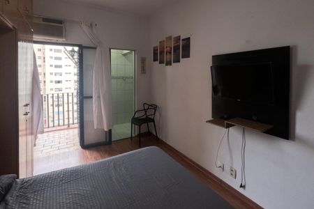 Quarto/Sala  de kitnet/studio para alugar com 1 quarto, 37m² em Ponta da Praia, Santos