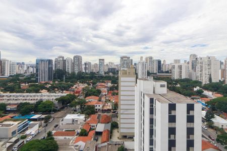 Sala - Vista de apartamento à venda com 1 quarto, 50m² em Vila Cordeiro, São Paulo