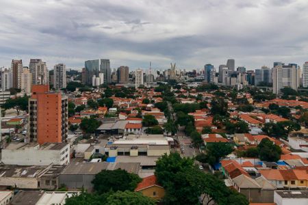 Sala - Vista de apartamento à venda com 1 quarto, 50m² em Vila Cordeiro, São Paulo