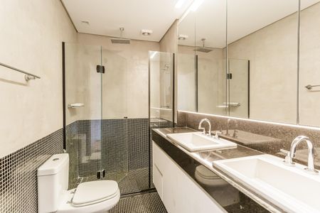 Apartamento para alugar com 166m², 2 quartos e 3 vagasBanheiro da Suíte