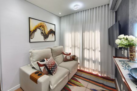 Sala de apartamento para alugar com 1 quarto, 34m² em Parque Industrial, Campinas