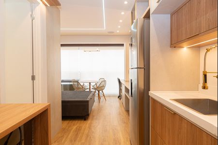 Studio para alugar com 25m², 1 quarto e sem vagaCozinha