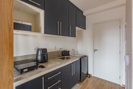 Cozinha de apartamento à venda com 1 quarto, 28m² em Ipiranga, São Paulo