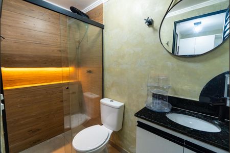 Banheiro de apartamento para alugar com 1 quarto, 27m² em Parque Jabaquara, São Paulo