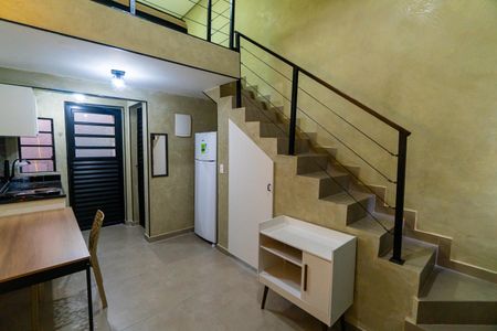 Sala/Cozinha de apartamento para alugar com 1 quarto, 27m² em Parque Jabaquara, São Paulo