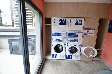 Studio para alugar com 40m², 1 quarto e 1 vagaLavanderia