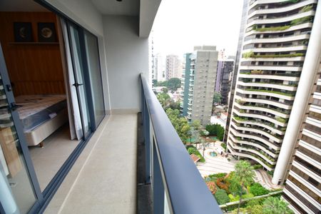 Quarto - Sacada de kitnet/studio para alugar com 1 quarto, 40m² em Cambuí, Campinas