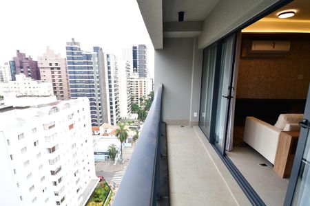 Quarto - Sacada de kitnet/studio para alugar com 1 quarto, 40m² em Cambuí, Campinas