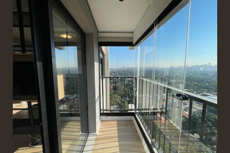 Studio para alugar com 31m², 1 quarto e sem vagaVaranda