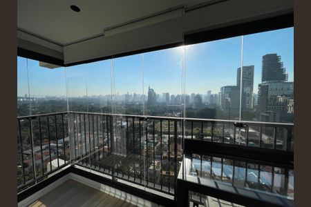 Studio para alugar com 31m², 1 quarto e sem vagaVaranda