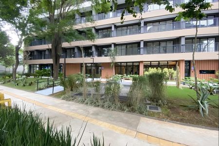 Studio para alugar com 31m², 1 quarto e sem vagaFachada e portaria