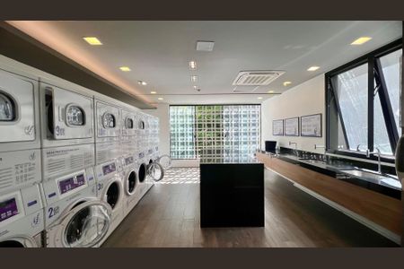 Studio para alugar com 32m², 1 quarto e 1 vagaLavanderia