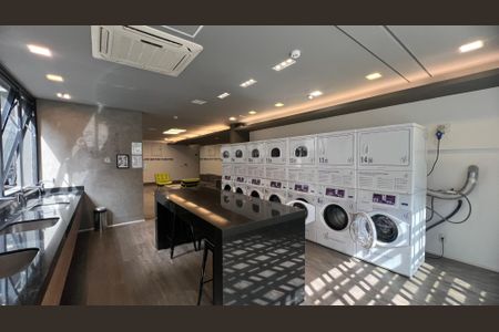 Studio para alugar com 32m², 1 quarto e 1 vagaLavanderia