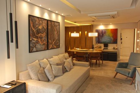 Sala de apartamento para alugar com 3 quartos, 120m² em Aparecida, Santos