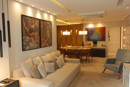 Sala de apartamento para alugar com 3 quartos, 120m² em Aparecida, Santos