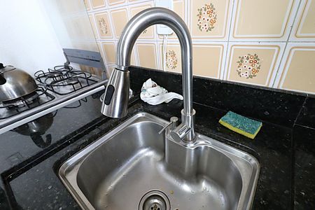 Apartamento para alugar com 45m², 1 quarto e sem vagaCozinha - Torneira