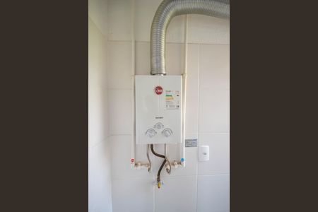 Cozinha e Área de Serviço de apartamento para alugar com 2 quartos, 42m² em Cerâmica, Nova Iguaçu